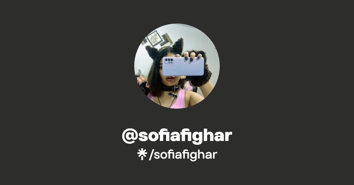 sofiafighar | Twitter | Linktree