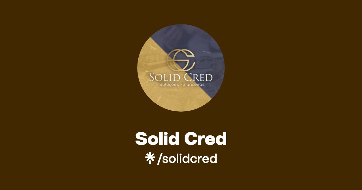Solid Cred | Instagram | Linktree