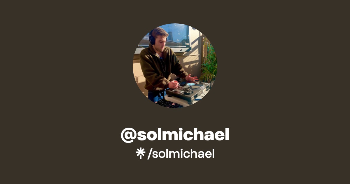 Sol Michala solmichael | Instagram, Facebook | Linktree
