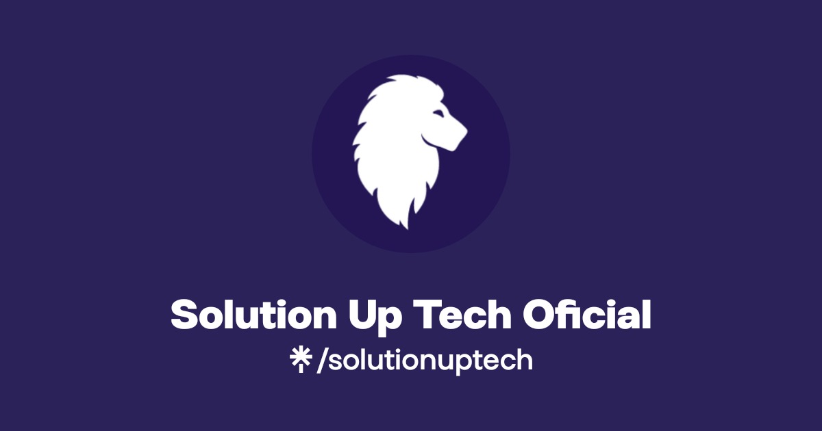 Solution Up Tech Oficial | Instagram | Linktree