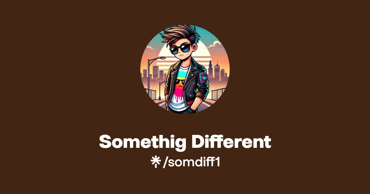 Somethig Different | Instagram | Linktree