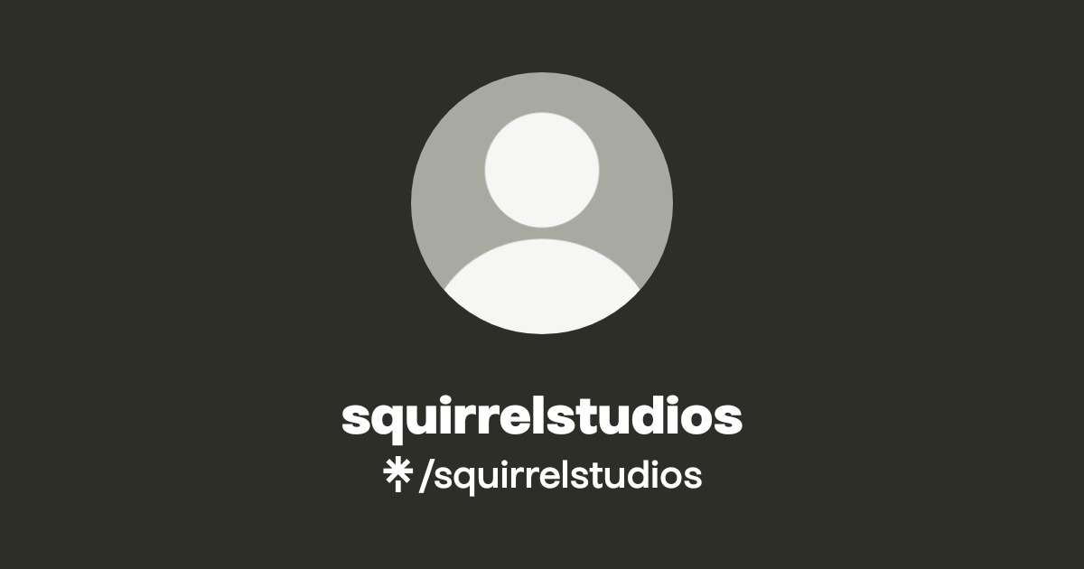 squirrelstudios | Instagram | Linktree