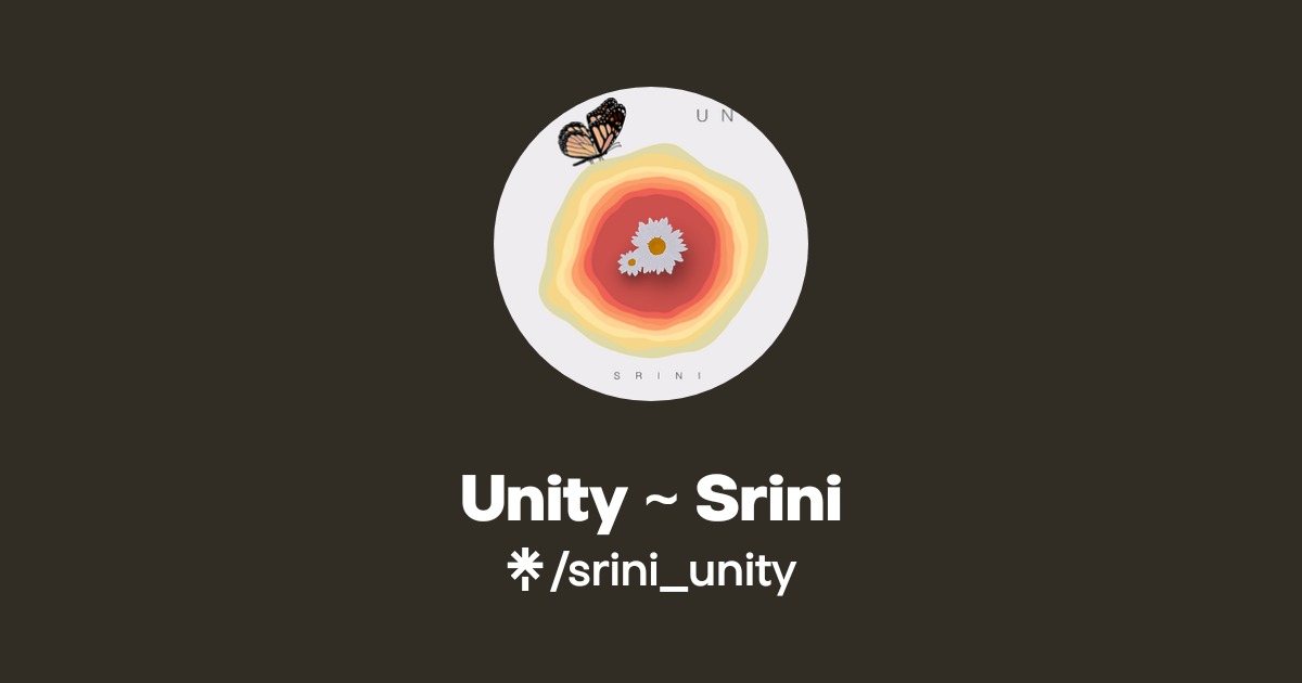 Unity ~ Srini | Instagram | Linktree