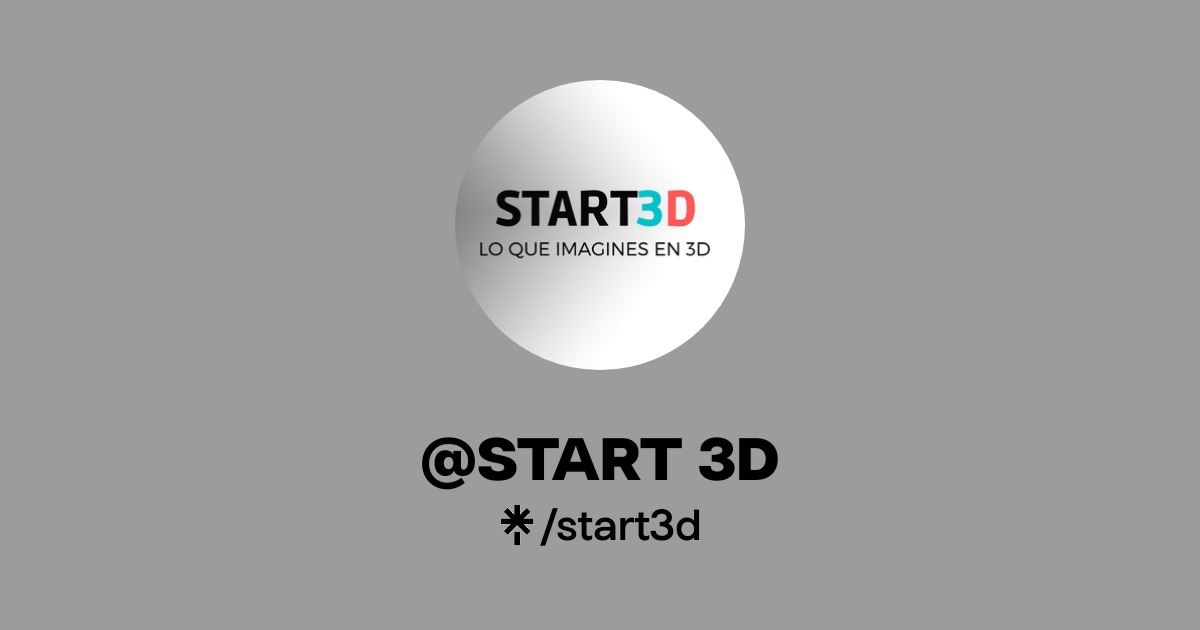 @START 3D | Instagram | Linktree