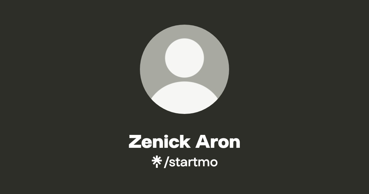 Zenick Aron | Linktree