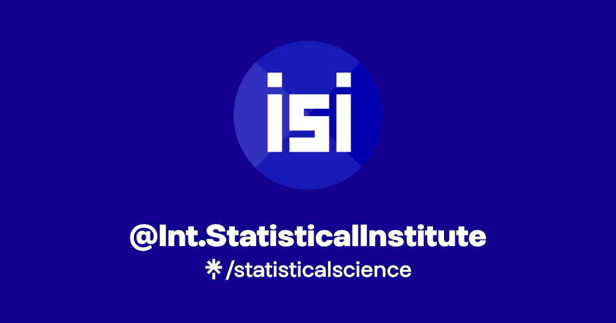Stat Int @Int.StatisticalInstitute | Facebook | Linktree