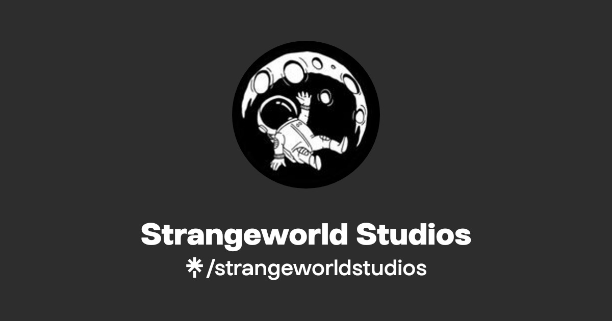 Strangeworld Studios | Instagram, Facebook, TikTok | Linktree