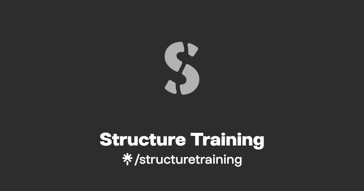 Structure Training | Linktree
