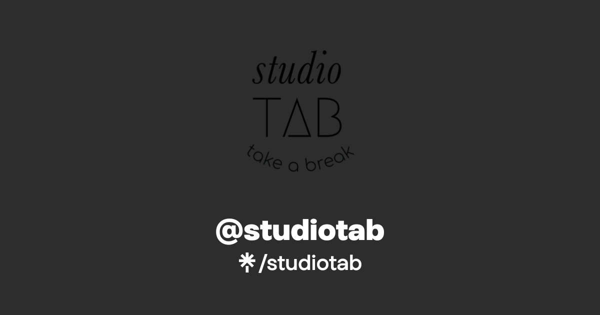 studiotab | Instagram | Linktree