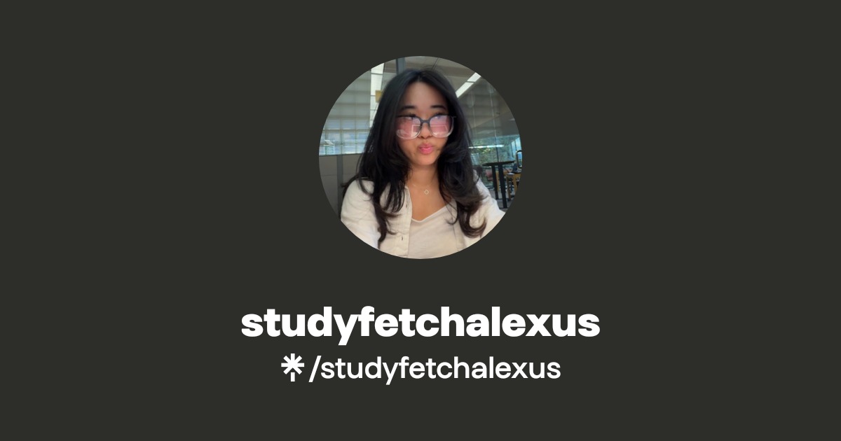 studyfetchalexus Official: TikTok, Instagram, Facebook | Linktree