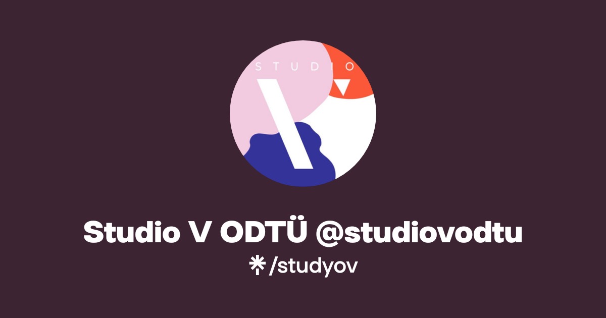 Studio V ODTÜ @studiovodtu | TikTok | Linktree