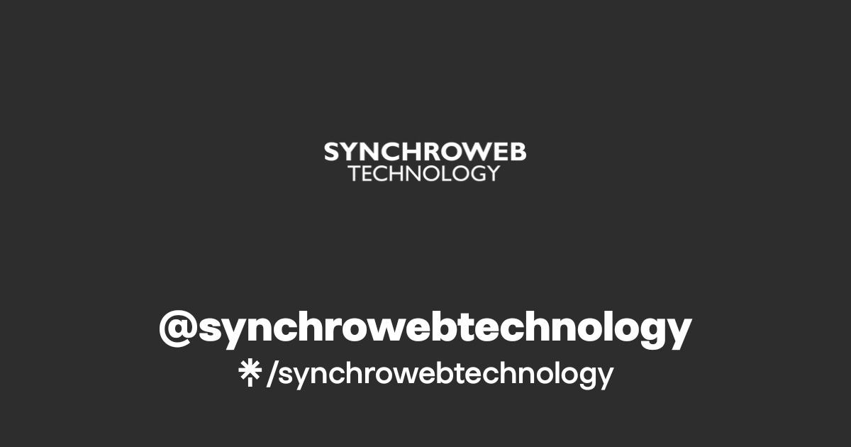 @synchrowebtechnology | Linktree