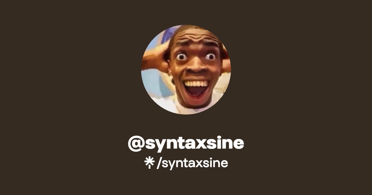 Syntaxsine Listen On Spotify Linktree Syntaxsine listen on spotify linktree