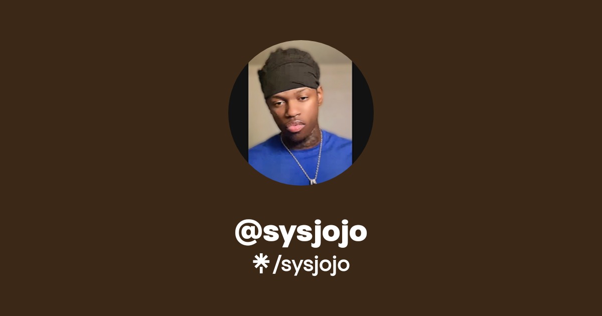 sysjojo | TikTok | Linktree
