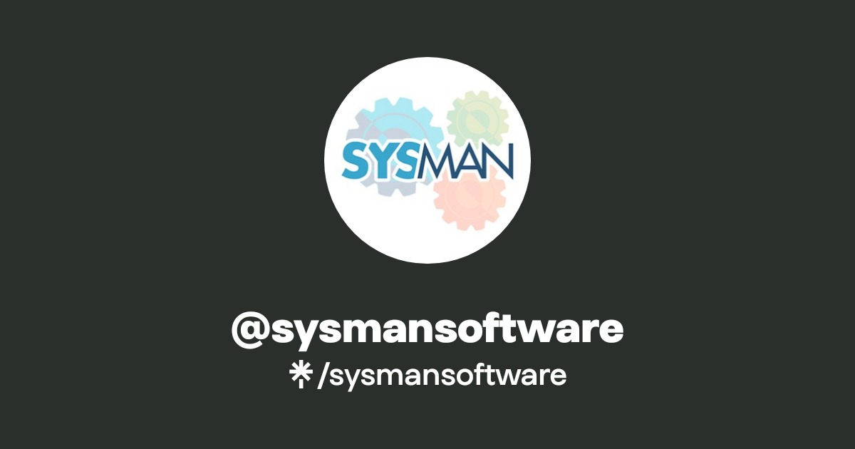 Sysman Gamer sysmansoftware | Twitter, Instagram, Facebook | Linktree