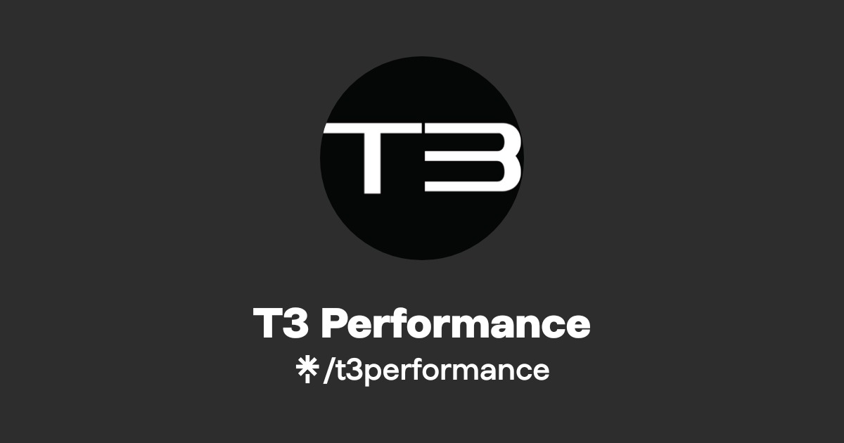 T3 Performance Water T3 Performance - Listen on YouTube, Spotify - Linktree