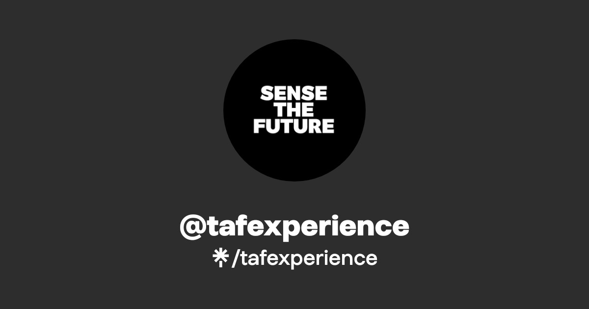 tafexperience | Instagram | Linktree