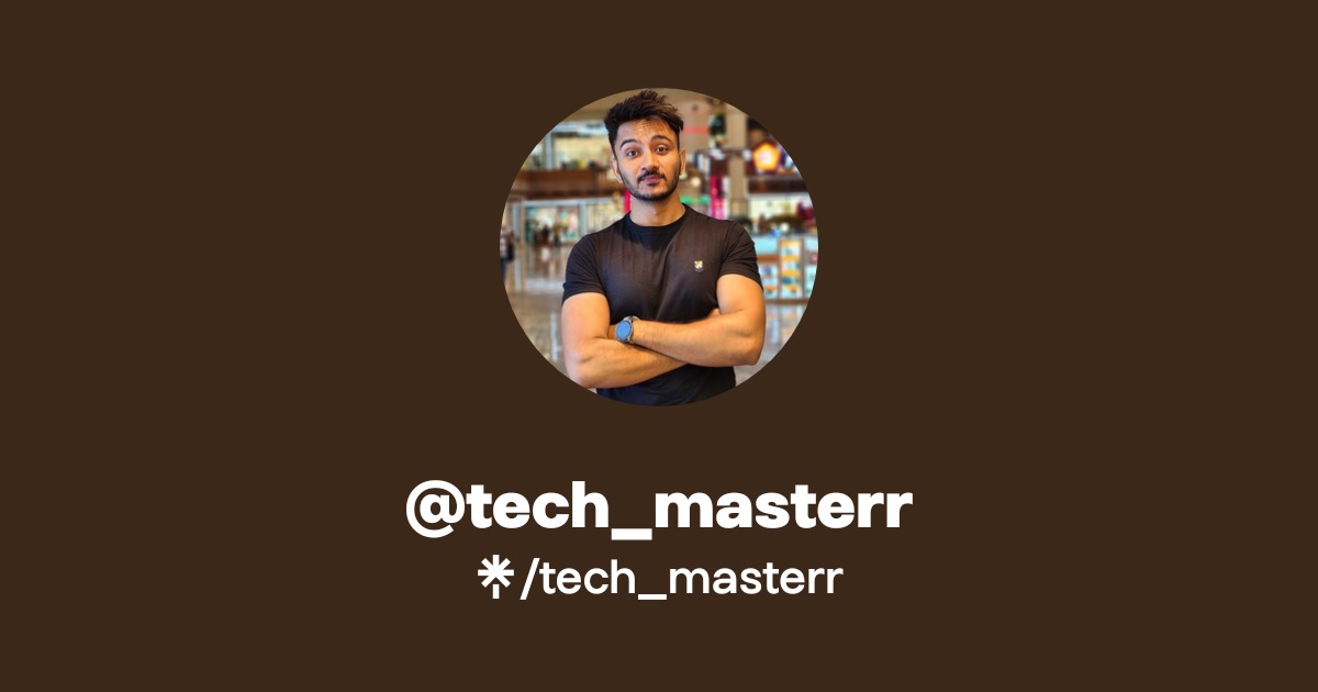 Tech Master Pic tech_masterr | Facebook | Linktree