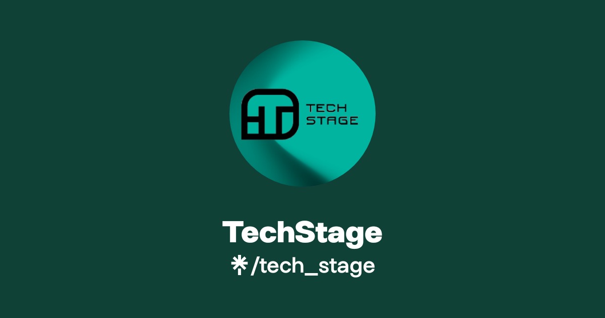 TechStage | Instagram, Facebook | Linktree