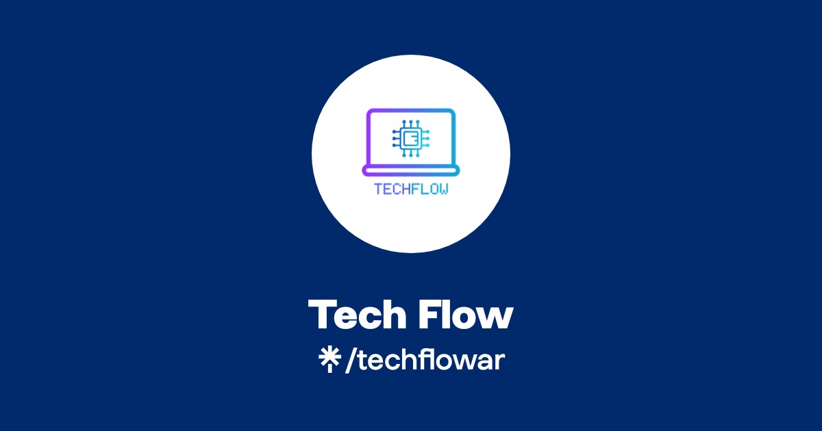 Tech Flow Sticker Tech Flow | Instagram | Linktree