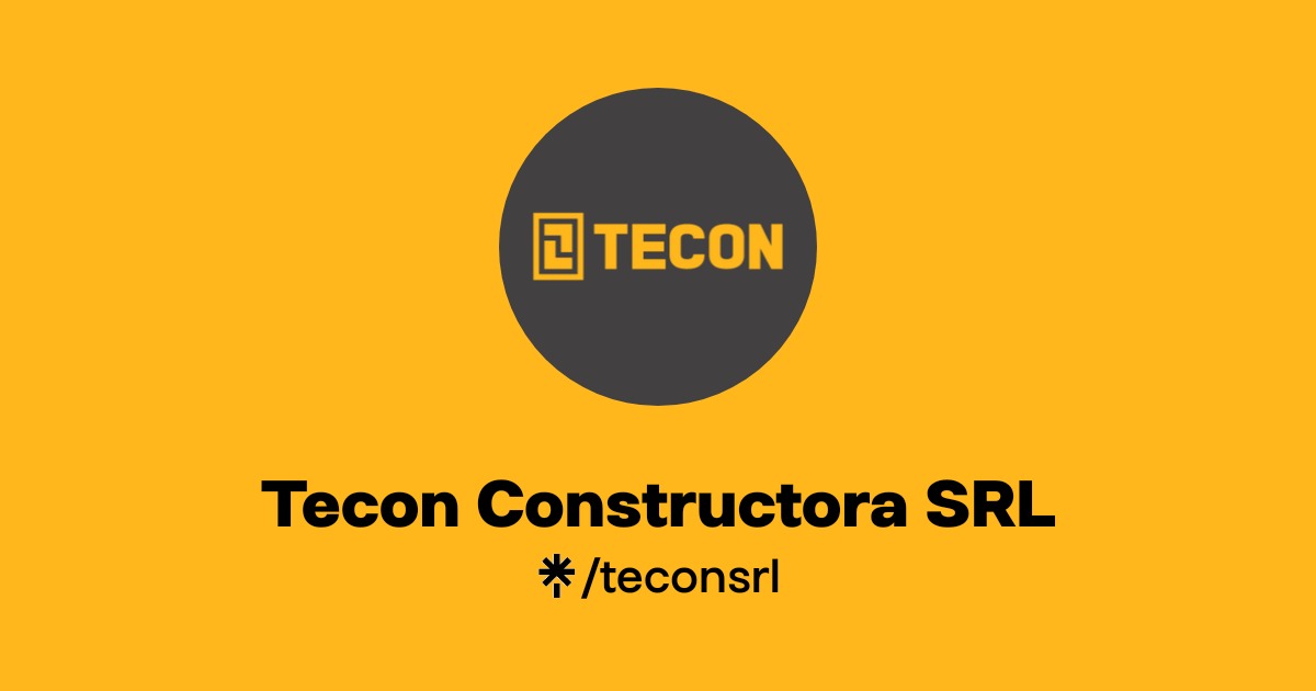 Tecon Constructora SRL | Instagram | Linktree