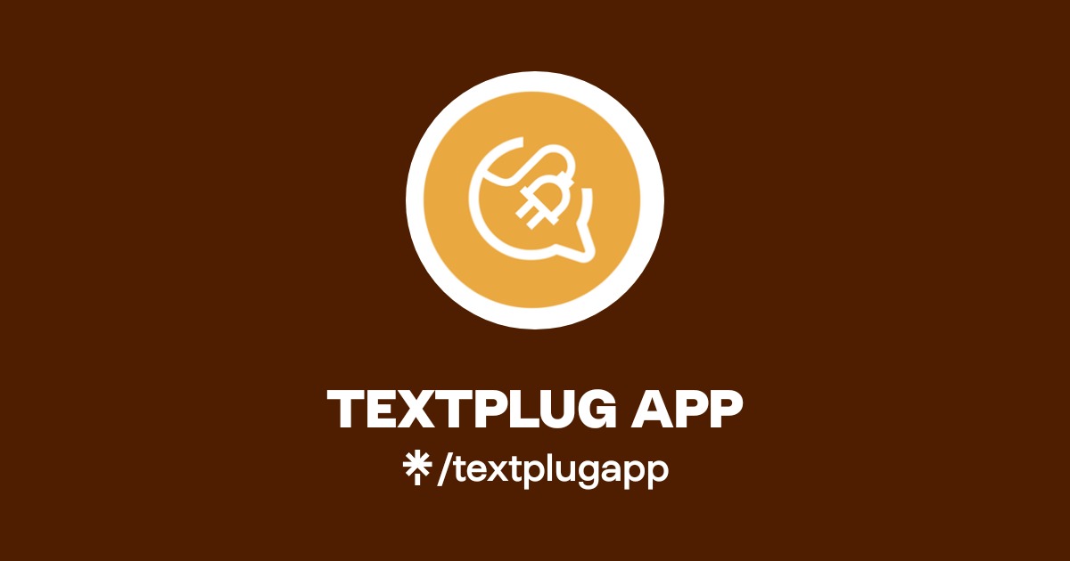 Textplug TEXTPLUG APP | Instagram | Linktree