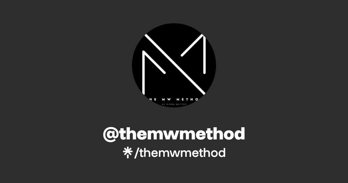 themwmethod | Instagram | Linktree