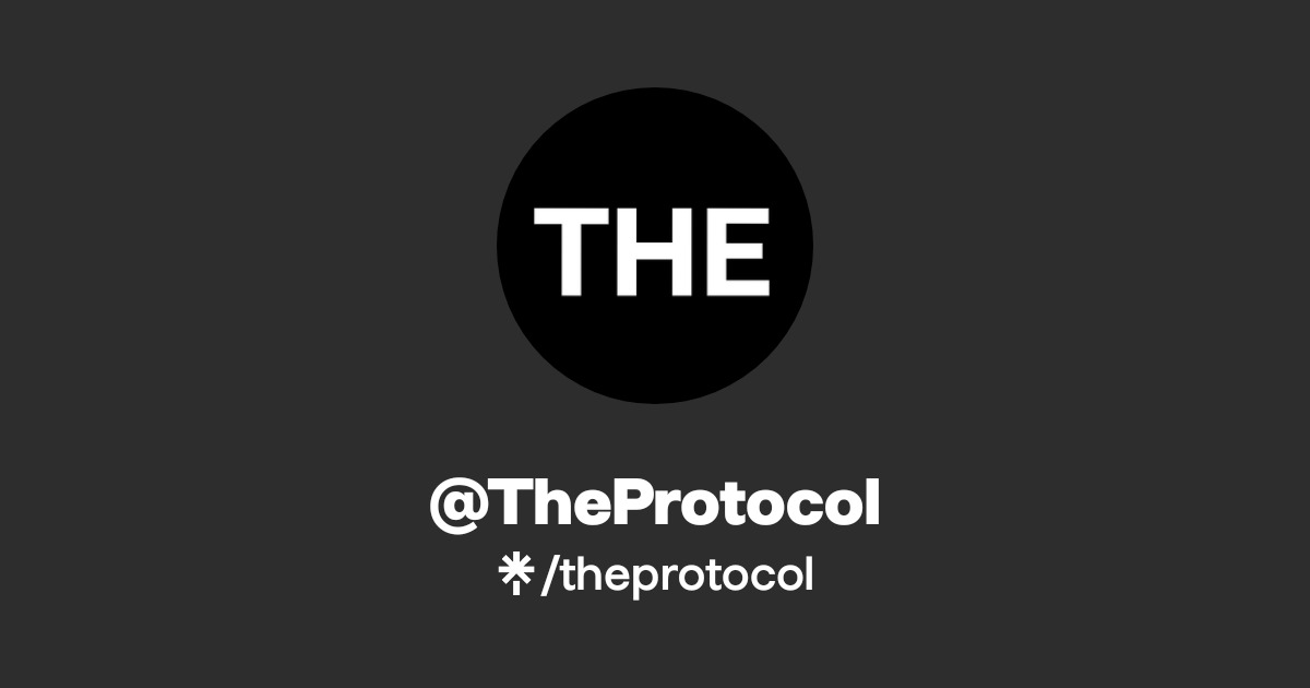 @theprotocol's link in bio | Linktree
