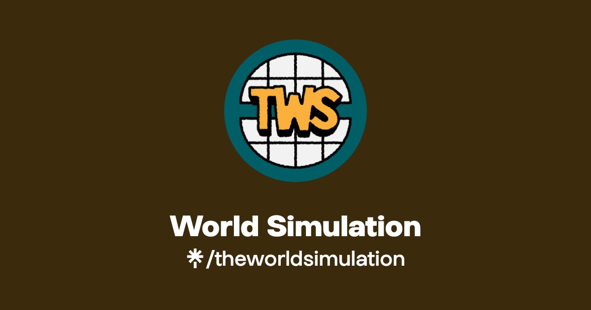 World Simulation | Instagram | Linktree