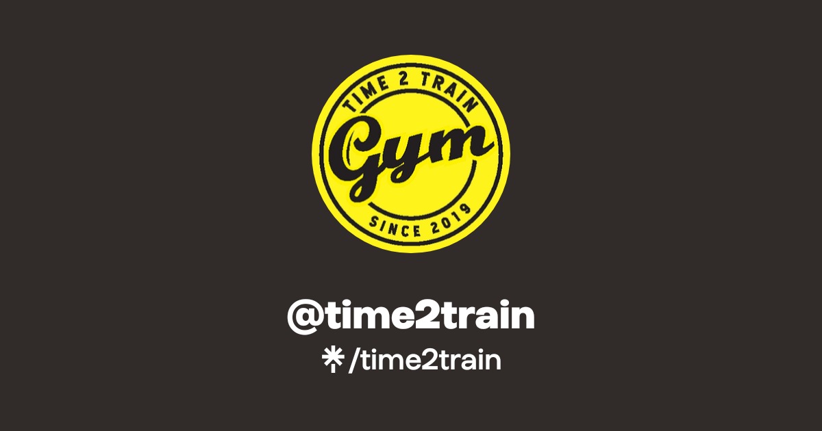 @time2train | Linktree