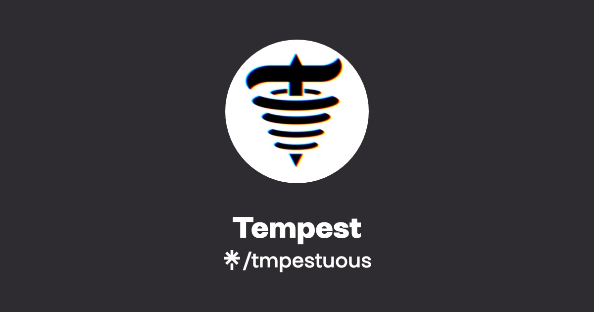 Tempest - Listen on Spotify - Linktree
