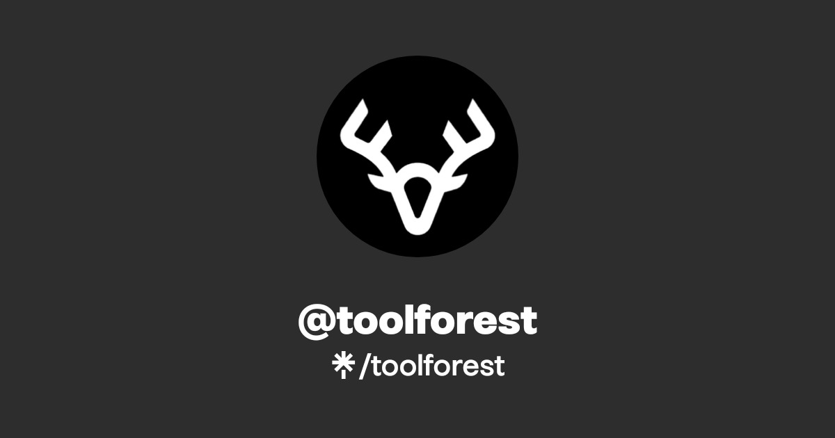 toolforest | Facebook | Linktree