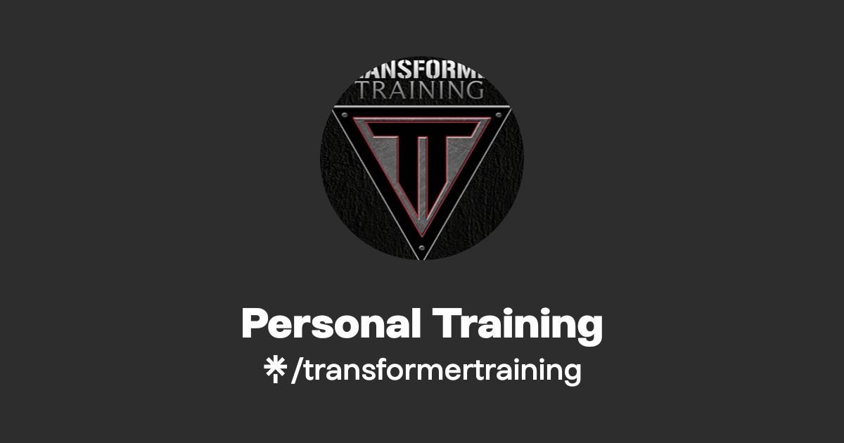 Personal Training | Instagram, Facebook | Linktree