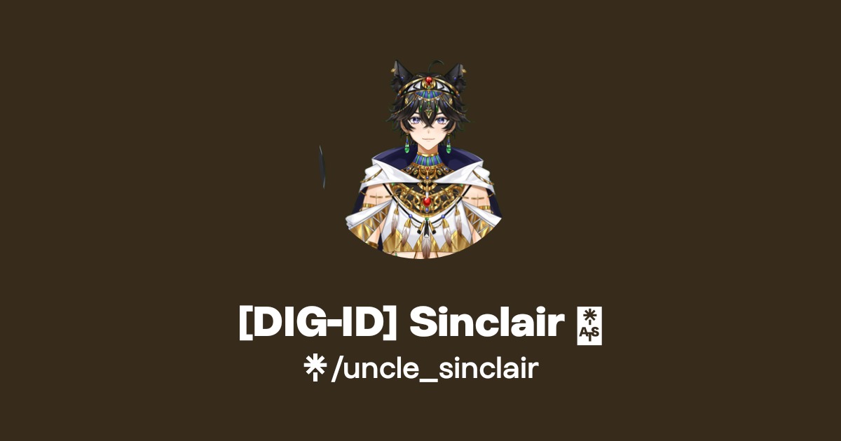 [DIG-ID] Sinclair Official: TikTok, Instagram | Linktree