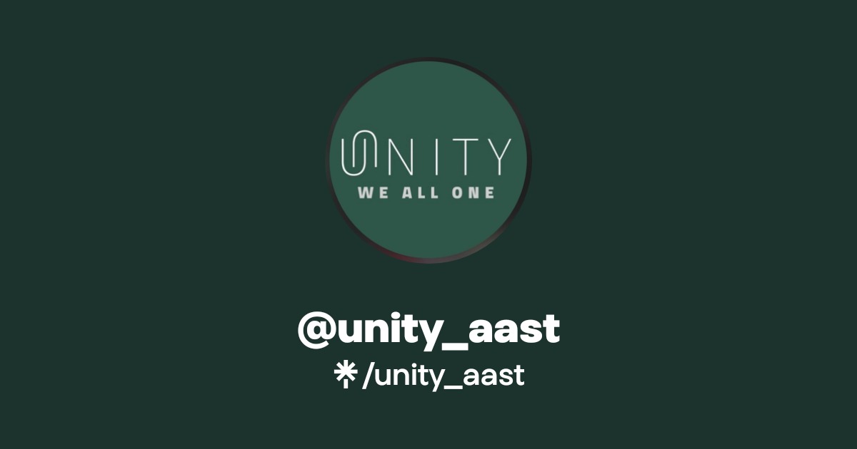 Unity Aast unity_aast | Instagram | Linktree