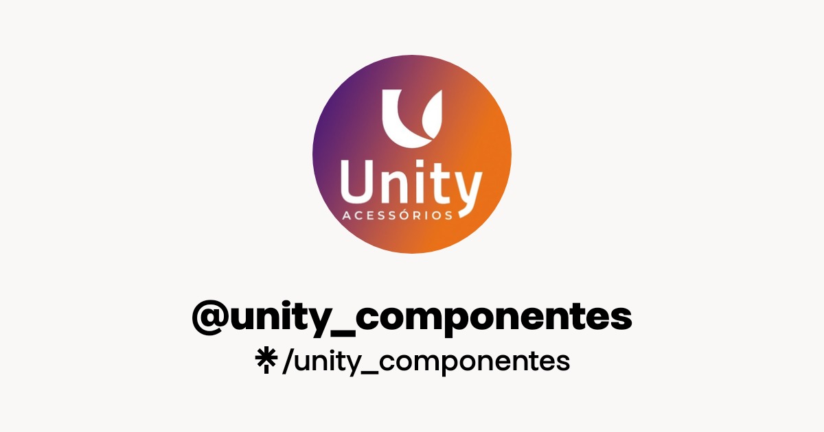 unity_componentes | Instagram | Linktree