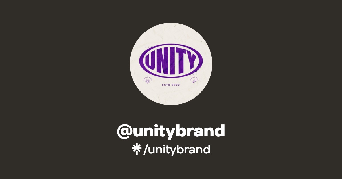 unitybrand | Instagram, Facebook | Linktree