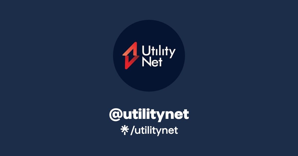Utilitynet utilitynet | Twitter, Instagram, Facebook | Linktree