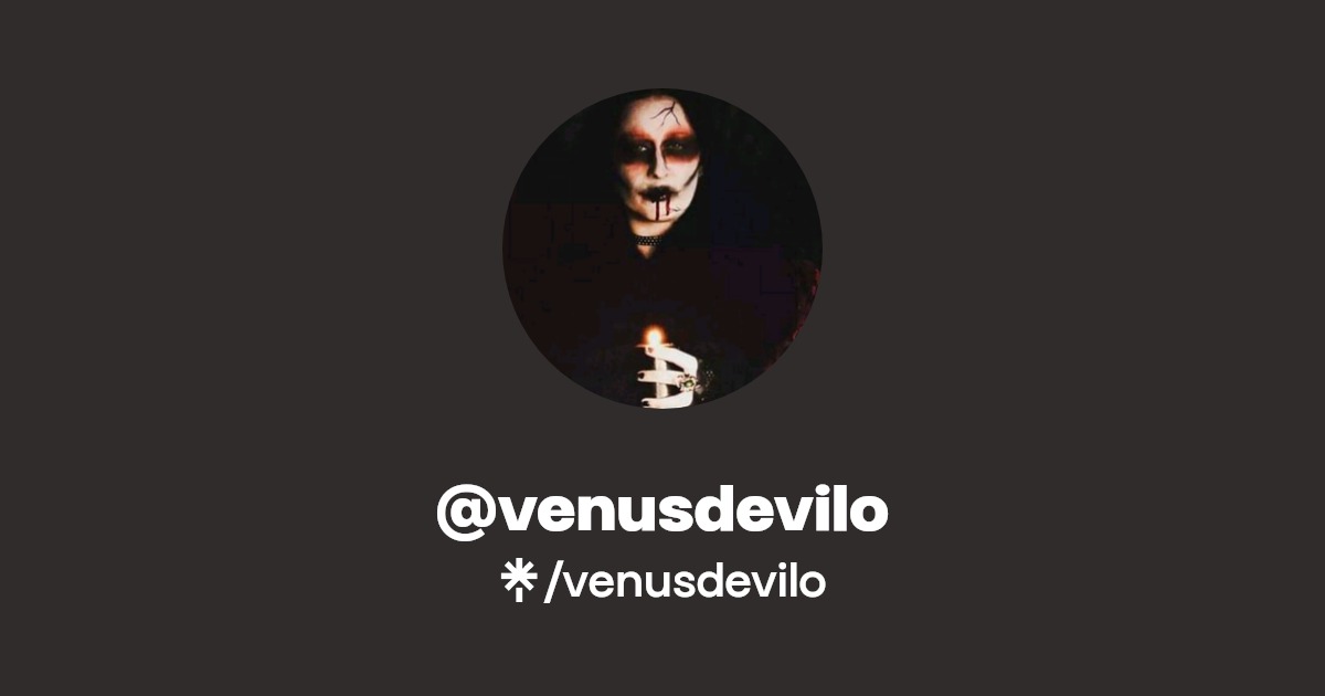 venusdevilo Listen on Spotify Linktree