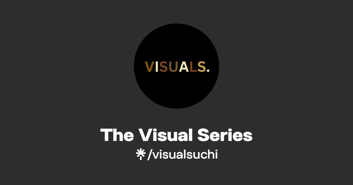 The Visual Series | Instagram | Linktree