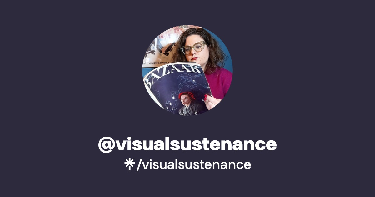visualsustenance | Instagram | Linktree