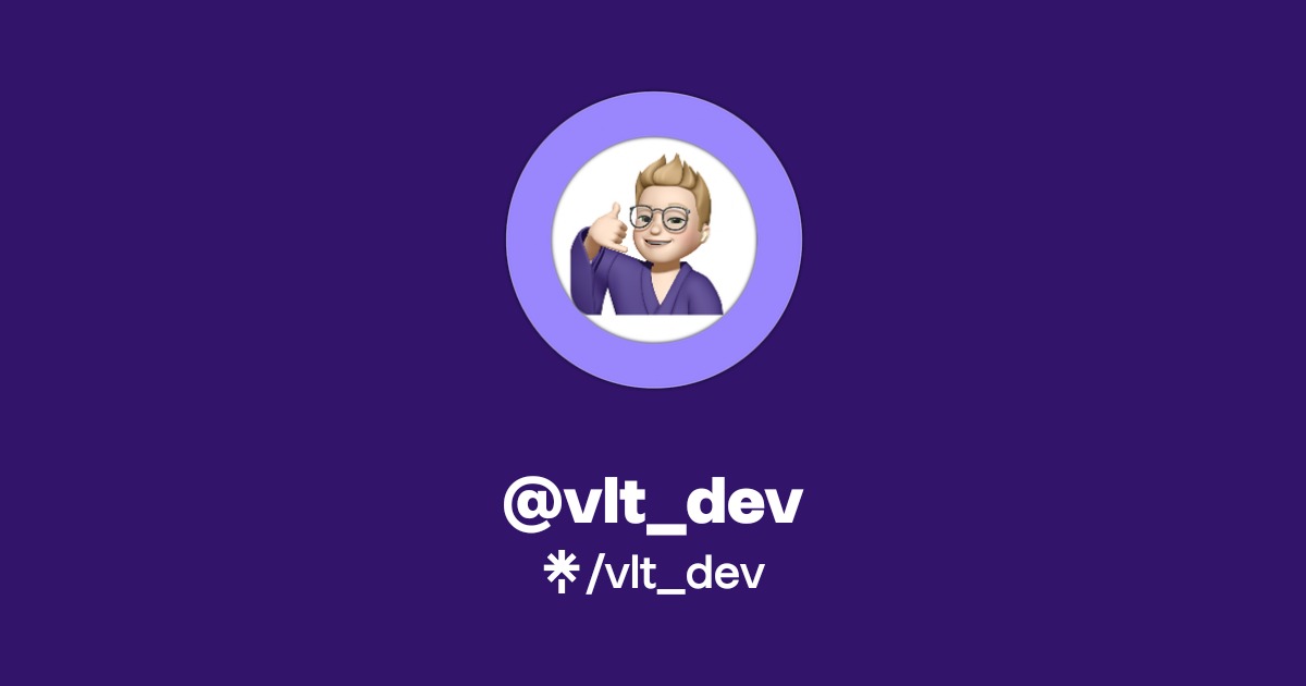vlt_dev | TikTok | Linktree