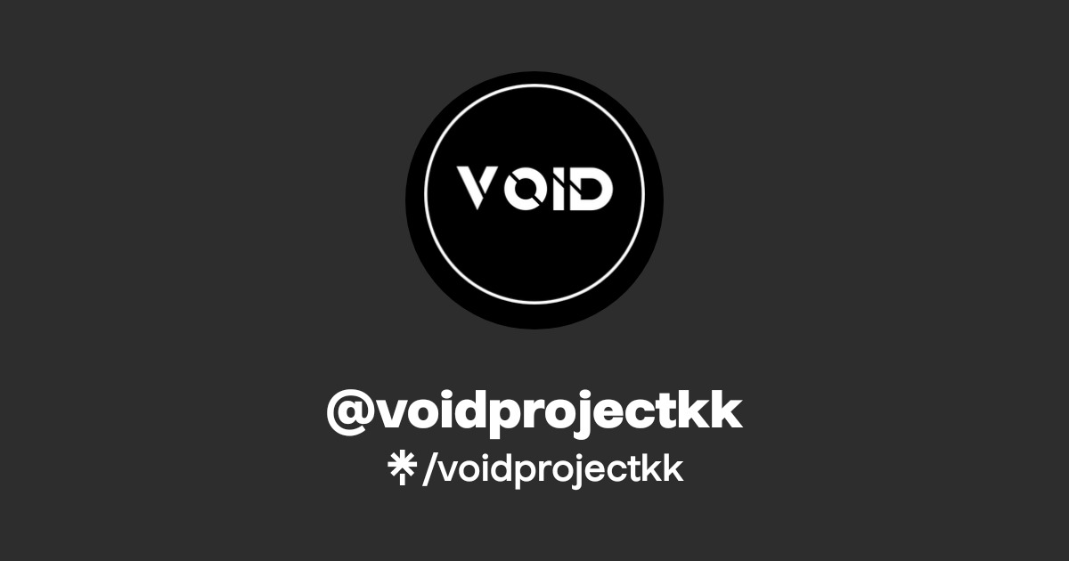 voidprojectkk Official: Instagram | Linktree