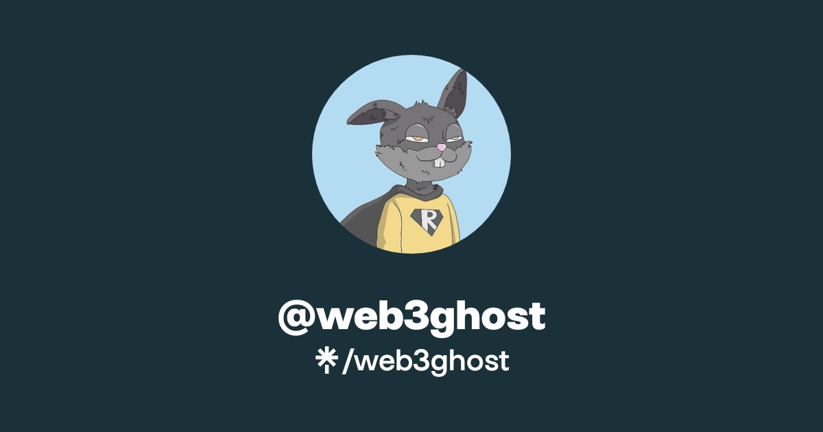web3ghost | Twitter | Linktree
