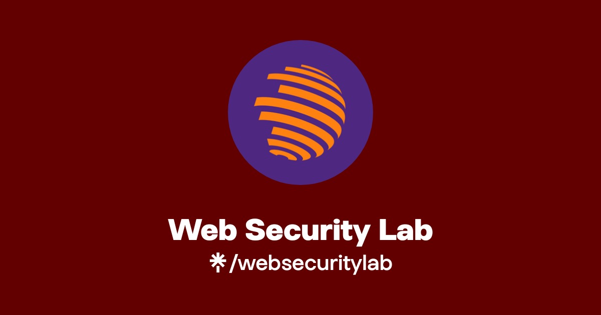 Web Security Lab Official: Instagram, X, Facebook | Linktree