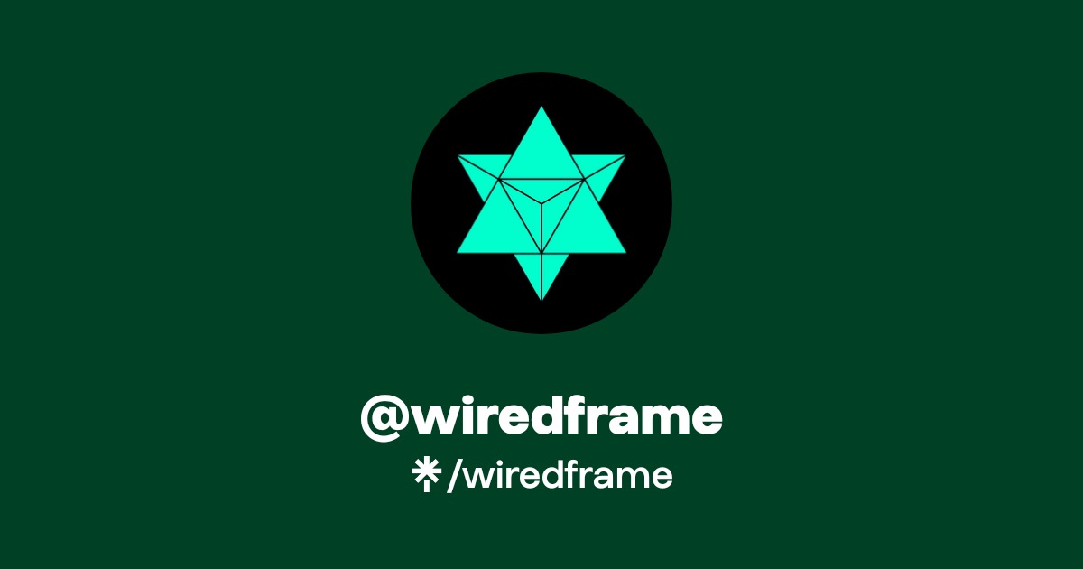 wiredframe | Twitter | Linktree
