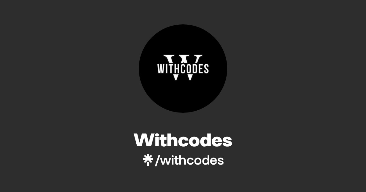 Withcodes | Instagram | Linktree