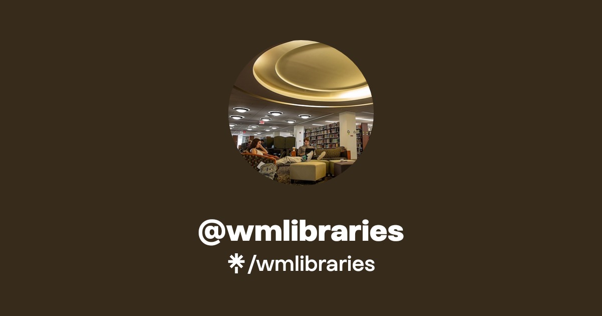 Wml Library @wmlibraries | Linktree