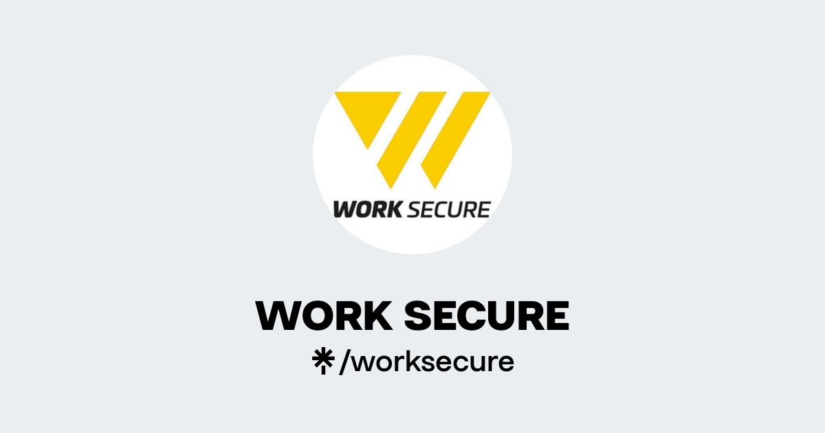 WORK SECURE | Instagram, Facebook, TikTok | Linktree