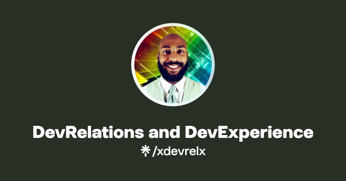 DevRelations and DevExperience | Twitter | Linktree